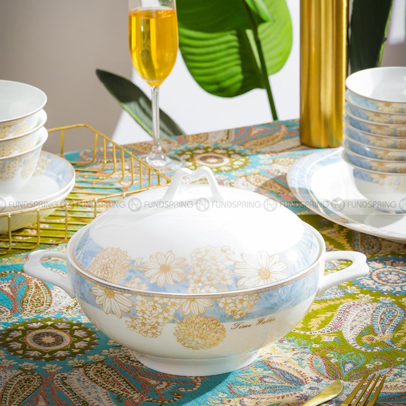 Time Walks Hand-made Tableware Set Ceramic Dinnerware Set 60 Pcs Time Walks Hand-made Tableware Set Ceramic Dinnerware Set 60 Pcs