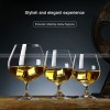 Reinforced Crystal Glass Brandy Cup Lead Free Caliber Whiskey Glass
