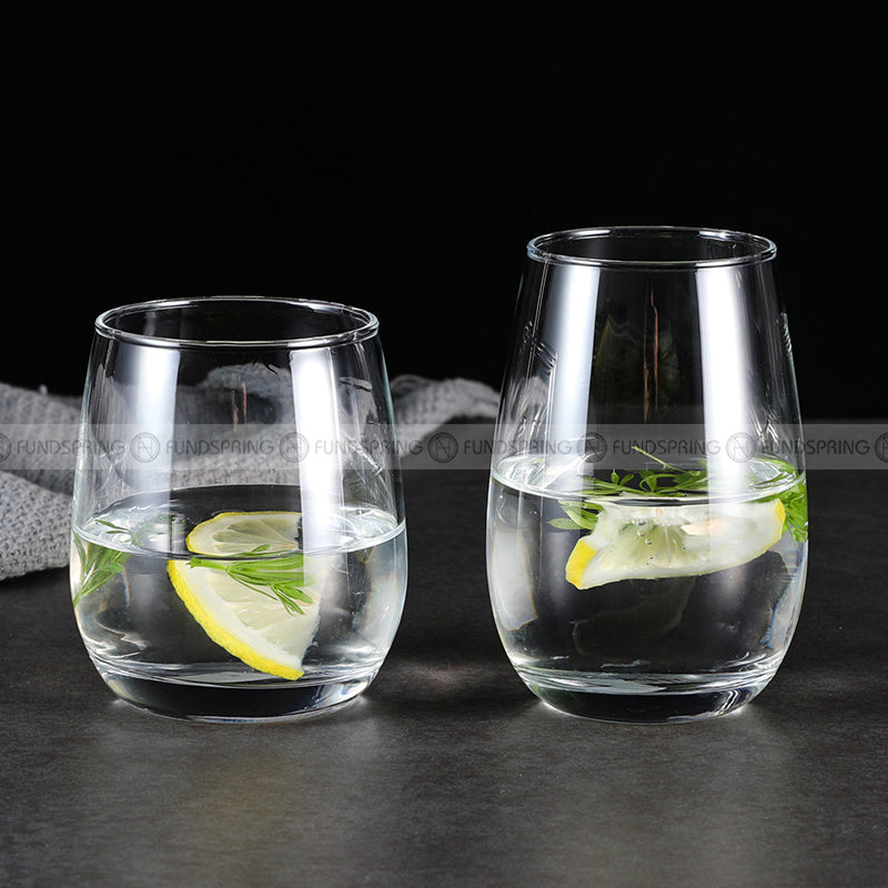 Lead Free Glass Tumblers Set of 6 Water Glass Beer Milk Juice Cups Lead Free Glass Tumblers Set of 6 Water Glass Beer Milk Juice Cups