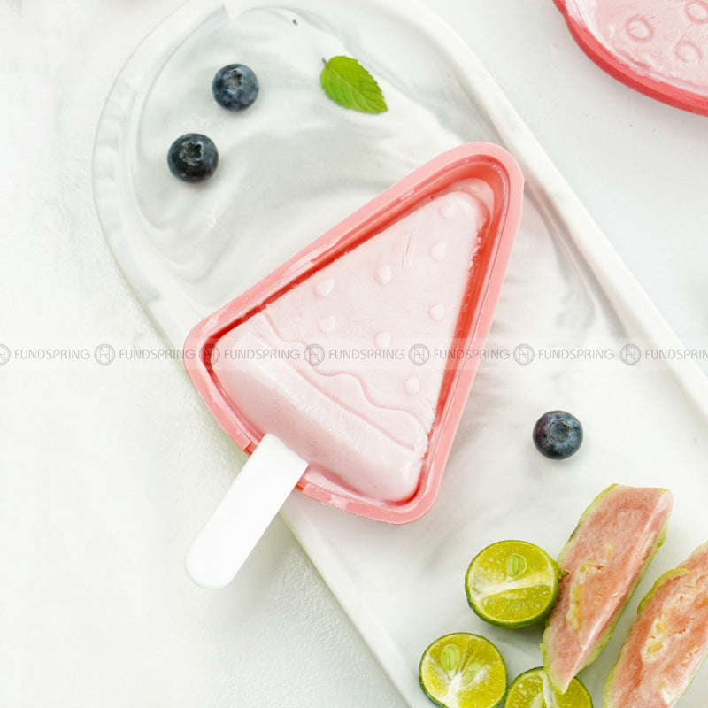 Creative 3D Ice Cream Silicone Mold with Lid – Handmade Popsicle Tool Creative 3D Ice Cream Silicone Mold with Lid – Handmade Popsicle Tool
