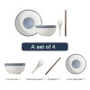 Minimalist Japanese Style Household Tableware Set - Fresh Dinnerware Set Minimalist Japanese Style Household Tableware Set - Fresh Dinnerware Set