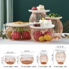 European Minimalist Fruit Plate for Hotel and Restaurant Pastry Storage Cake Display