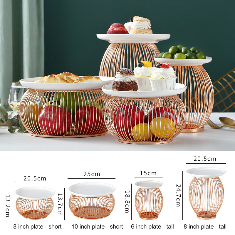 European Minimalist Fruit Plate for Hotel and Restaurant Pastry Storage Cake Display European Minimalist Fruit Plate for Hotel and Restaurant Pastry Storage Cake Display