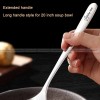 304 Stainless Steel Soup Spoon Deeper Long Spoon Mirror Polishing 304 Stainless Steel Soup Spoon Deeper Long Spoon Mirror Polishing