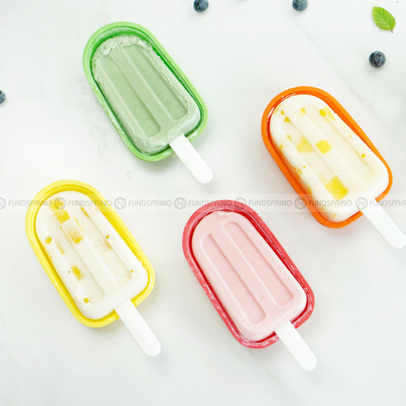 Silicone Homemade Ice Cream Popsicle Mold - Create Delicious Frozen Treats with Ease Silicone Homemade Ice Cream Popsicle Mold - Create Delicious Frozen Treats with Ease