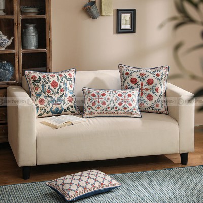 Puno Pillow Vintage Pillowcase Cushion Cotton Linen Waist Pillow Puno Pillow Vintage Pillowcase Cushion Cotton Linen Waist Pillow