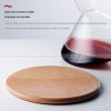 Crystal Glass Wine Decanter Balance Tumbler with Wooden Base Decanter Crystal Glass Wine Decanter Balance Tumbler with Wooden Base Decanter