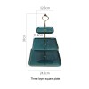 Porcelain Multi-Layer String Plate: Elegant Cake, Dessert, and Fruit Stand Porcelain Multi-Layer String Plate: Elegant Cake, Dessert, and Fruit Stand