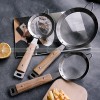 304 Stainless Steel Household Strainer Creative Wooden Handle Filter Spoon 304 Stainless Steel Household Strainer Creative Wooden Handle Filter Spoon