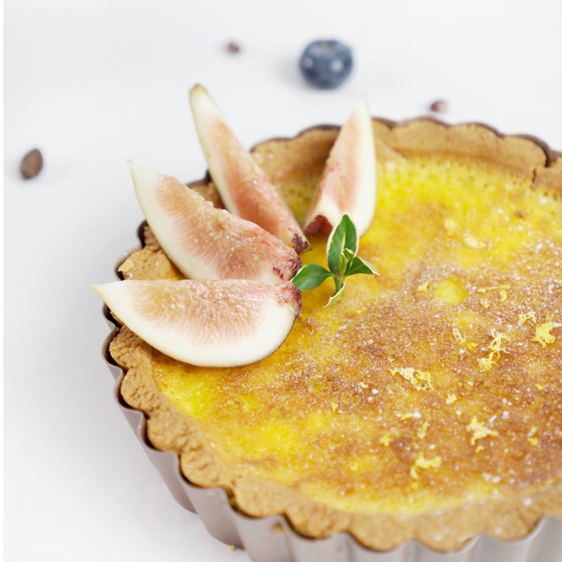 Removable Bottom Non-stick Coating Fruit Pie Baking Pan Removable Bottom Non-stick Coating Fruit Pie Baking Pan