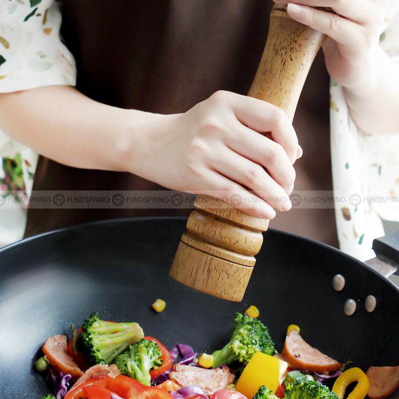 Elegant WoodCraft Manual Salt and Pepper Grinder Set Elegant WoodCraft Manual Salt and Pepper Grinder Set