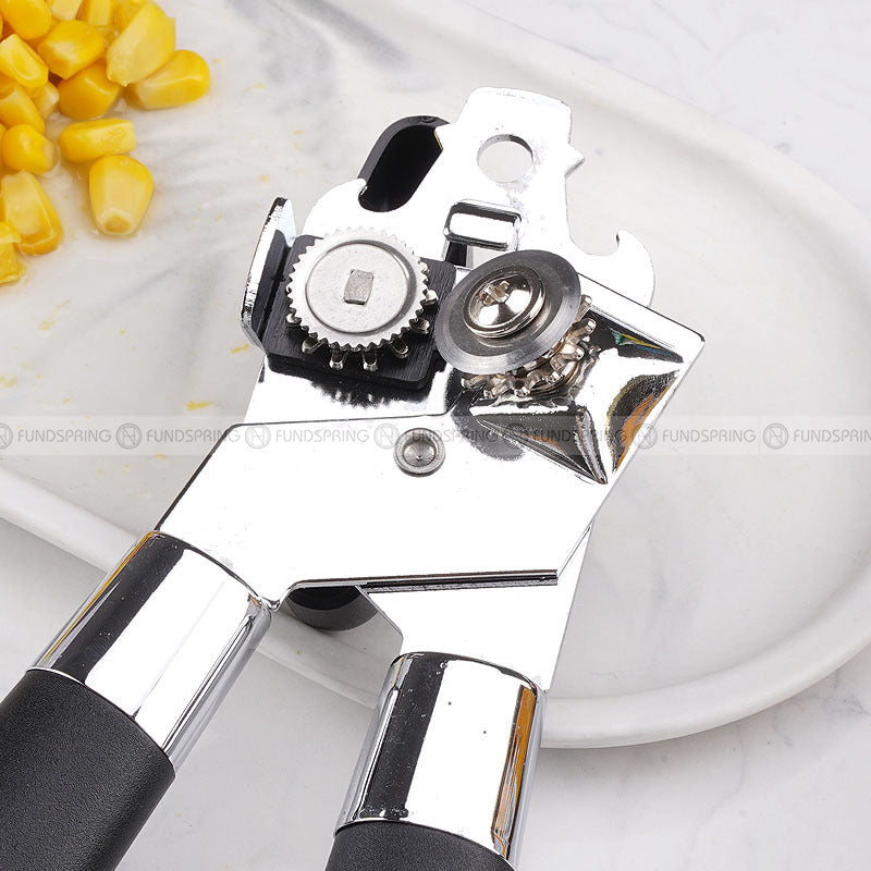 Tri-Opener: Stainless Steel Multi-Function Can Opener, Can Knife, and Bottle Opener Tri-Opener: Stainless Steel Multi-Function Can Opener, Can Knife, and Bottle Opener