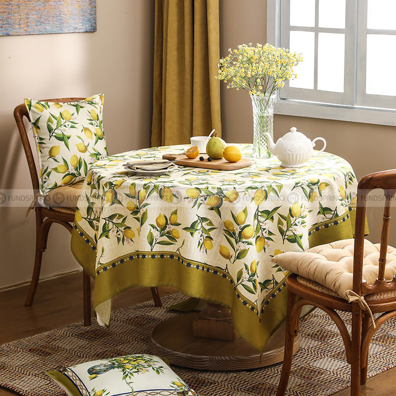 Meet Sicily Tablecloth Country Style Table Cover Lim Green Waterproof Tablecloth Meet Sicily Tablecloth Country Style Table Cover Lim Green Waterproof Tablecloth