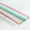 Food Grade Recyclable Silicone Straw Set Collapsible Drinking Tool Food Grade Recyclable Silicone Straw Set Collapsible Drinking Tool