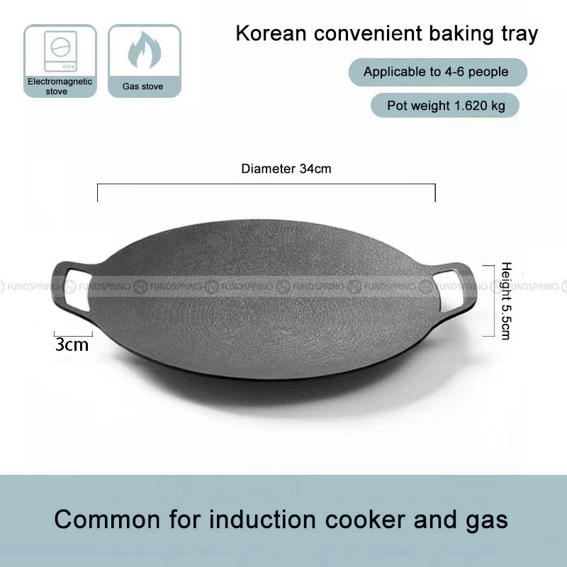Medical Stone Grilling Pan Portable Non-Stick Barbecue Frying Pan Medical Stone Grilling Pan Portable Non-Stick Barbecue Frying Pan