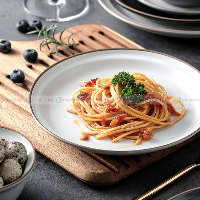 Minimalist Matte Ceramic Dinnerware Morandi Porcelain Bowls Plate Minimalist Matte Ceramic Dinnerware Morandi Porcelain Bowls Plate