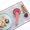 Precision in Colors: 5-Piece Measuring Spoon Set with Scale for Baking Precision in Colors: 5-Piece Measuring Spoon Set with Scale for Baking