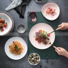 Nordic Morandi Matte Dinnerware Pink/White/Grey Ceramic Tableware Set Nordic Morandi Matte Dinnerware Pink/White/Grey Ceramic Tableware Set