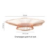 Nordic Dessert Display Stand: Creative Iron Rack with Cake Plate and Fruit Basket