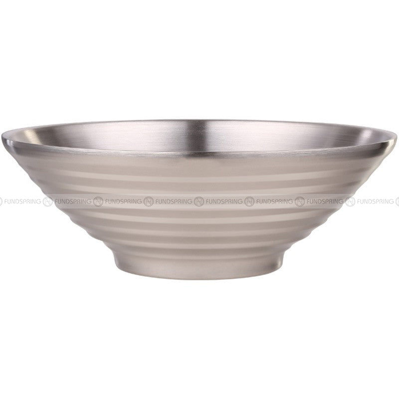 304 Stainless Steel Rice Bowl Soup Bowl Anti-scalding Hat Bowl 304 Stainless Steel Rice Bowl Soup Bowl Anti-scalding Hat Bowl