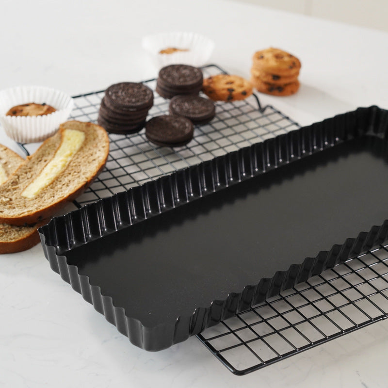 14-Inch Large Bread Pan Cake Mold Corrugated Toast Baking Pan 2 Pcs 14-Inch Large Bread Pan Cake Mold Corrugated Toast Baking Pan 2 Pcs