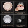 Portable Stainless Steel Insulated Lunch Box Compartmentalized Pot Portable Stainless Steel Insulated Lunch Box Compartmentalized Pot