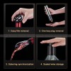 Red Wine Corkscrew Electric Corkscrew Automatic Corkscrew 4-piece Set Red Wine Corkscrew Electric Corkscrew Automatic Corkscrew 4-piece Set
