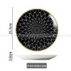 Nordic Minimalist Charm: Modern Round Ceramic Plate Set of 2 (8" and 10") Nordic Minimalist Charm: Modern Round Ceramic Plate Set of 2 (8" and 10")