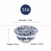 Japanese Blue and White Ceramic Bowl Underglazed 5.5" Bowl Set of 4 Japanese Blue and White Ceramic Bowl Underglazed 5.5" Bowl Set of 4
