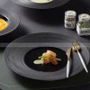 Designer Tableware Collection Weiss Series Ceramic Dish Black Plate