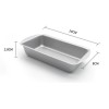 Fruit Pie Baking Pan 5-inch Baking Pan Toast Bread Cake Mold Set of 2 Fruit Pie Baking Pan 5-inch Baking Pan Toast Bread Cake Mold Set of 2
