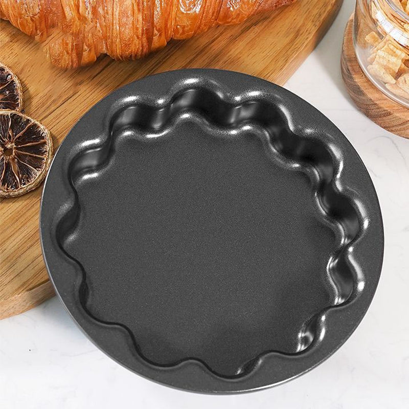 5.6-Inch Petal Shaped Baking Pan Fruit Pie Pan Bread Cake Mold 5.6-Inch Petal Shaped Baking Pan Fruit Pie Pan Bread Cake Mold