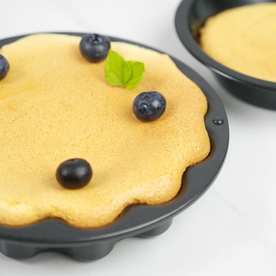 5.6-Inch Petal Shaped Baking Pan Fruit Pie Pan Bread Cake Mold 5.6-Inch Petal Shaped Baking Pan Fruit Pie Pan Bread Cake Mold