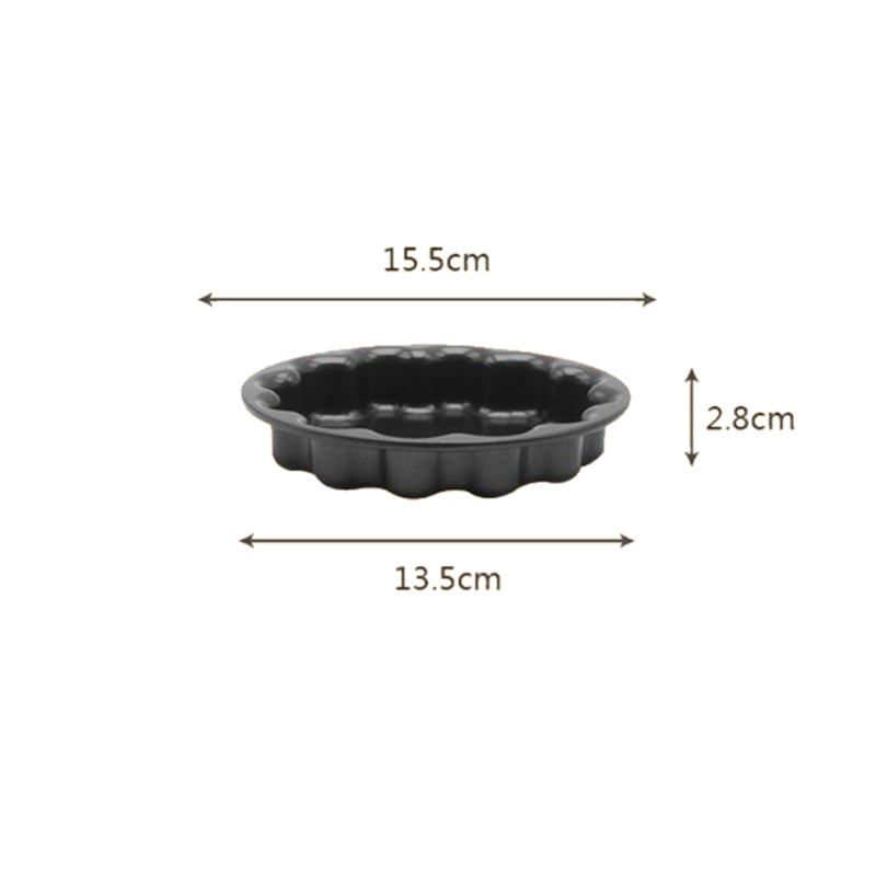 5.6-Inch Petal Shaped Baking Pan Fruit Pie Pan Bread Cake Mold 5.6-Inch Petal Shaped Baking Pan Fruit Pie Pan Bread Cake Mold