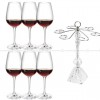 U-shaped Crystal Glass Decanter Set Bordeaux Stemware One-time Molding Wine Glass U-shaped Crystal Glass Decanter Set Bordeaux Stemware One-time Molding Wine Glass