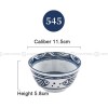 Blue and White Under Glazed Ceramic Bowl Japan Style 4.5" Set of 4 Blue and White Under Glazed Ceramic Bowl Japan Style 4.5" Set of 4