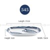 Japanese Blue and White Under-glazed Ceramic Oval Platter 12" Set of 2 Japanese Blue and White Under-glazed Ceramic Oval Platter 12" Set of 2