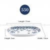 Japanese Blue and White Under-glazed Ceramic Oval Platter 12" Set of 2 Japanese Blue and White Under-glazed Ceramic Oval Platter 12" Set of 2
