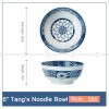 Blue and White Ceramic Bowl Under Glazed Japan Style 6" Bowl Set of 4 Blue and White Ceramic Bowl Under Glazed Japan Style 6" Bowl Set of 4