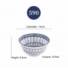 Japanese Blue and White Ceramic Bowl Underglazed 5.5" Bowl Set of 4 Japanese Blue and White Ceramic Bowl Underglazed 5.5" Bowl Set of 4