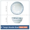 Blue and White Ceramic Bowl Under Glazed Japan Style 6" Bowl Set of 4 Blue and White Ceramic Bowl Under Glazed Japan Style 6" Bowl Set of 4