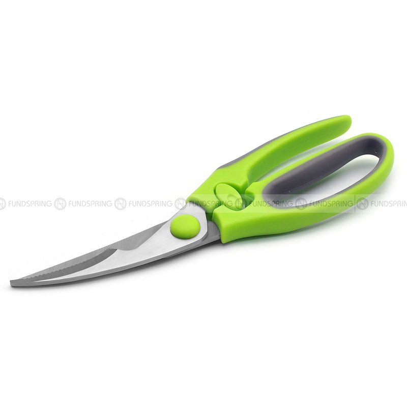 Long Blade Shears Stainless Steel Kitchen Food Scissors with Lock Long Blade Shears Stainless Steel Kitchen Food Scissors with Lock