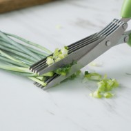 Multipurpose 5-Blade Kitchen Herb Shears - Scallion and Herb Scissors Multipurpose 5-Blade Kitchen Herb Shears - Scallion and Herb Scissors