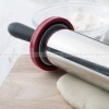 Stainless Steel Adjustable Thickness Rolling Pin for Precision Baking - 11 Inches Stainless Steel Adjustable Thickness Rolling Pin for Precision Baking - 11 Inches