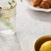 Anernou Tablecloth Minimalist White Lace Embroidered Tablecloth