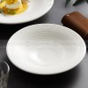 Designer Tableware Collection Weiss Series Ceramic White Salad Bowl Designer Tableware Collection Weiss Series Ceramic White Salad Bowl