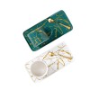 Contemporary Minimalist Marbled Coffee Cup for Stylish Afternoon Tea Snacking