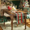 Flying Moose Table Runner Christmas Decorative Dining Table Cover
