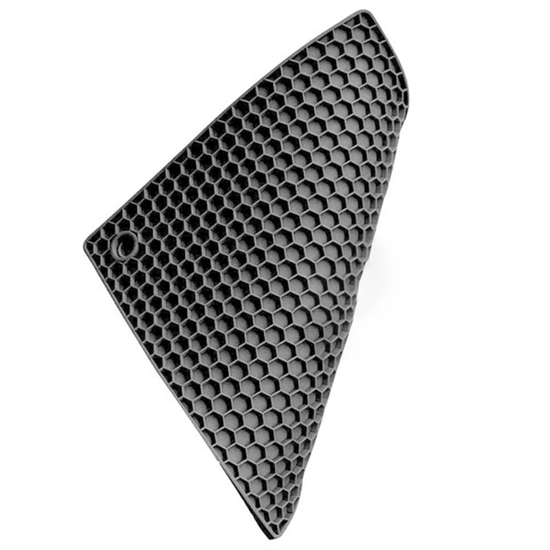 Honeycomb Design Silicone Square Insulation Pad - Non-Slip and Anti-Ironing Protection Honeycomb Design Silicone Square Insulation Pad - Non-Slip and Anti-Ironing Protection