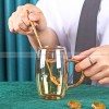 Glass Elegance: Heat-resistant Mug and Kettle Set in Sophisticated Brown Glass Elegance: Heat-resistant Mug and Kettle Set in Sophisticated Brown